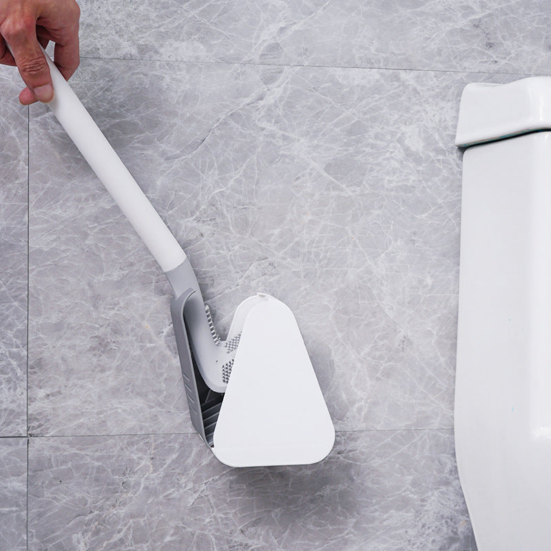長柄のトイレ用ブラシ