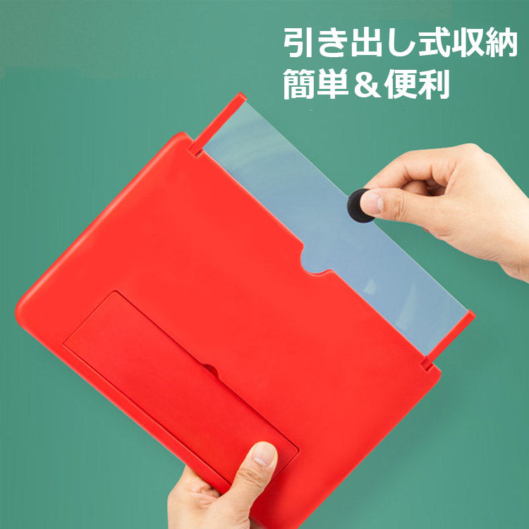 【スマホ画面拡大用スタンド】3D高画質拡大鏡 スマホ画面拡大 持ち運びやすい