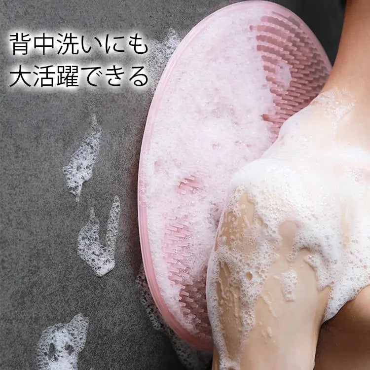 【マッチ式フットブラシ】2点目無料! 足元ケア簡単ラクラク! しっかり洗浄 マッサージ効果 角質ケア