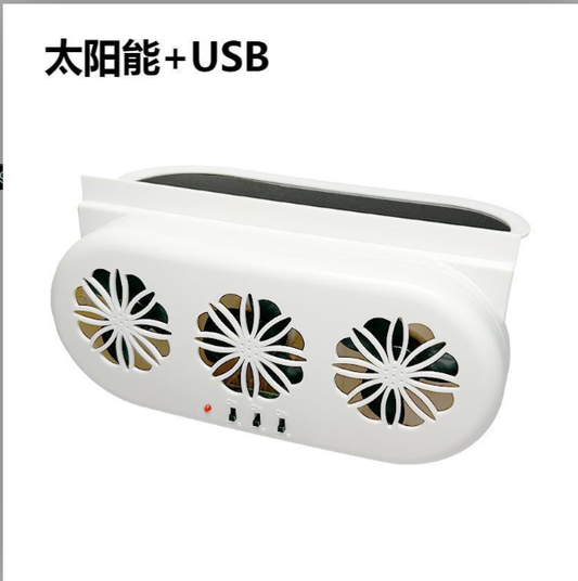 カ-エアサ-キュレ-タ-換気扇 夏のソ-ラ-ク-リングフアン 車用換気扇